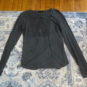 Grey Lucky Brand shirt
